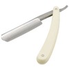 Union Razors SR2 Straight Edge Razor with White Handle