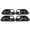 metyoucar Interior Door Handle Bowl Trim Carbon Fiber Style