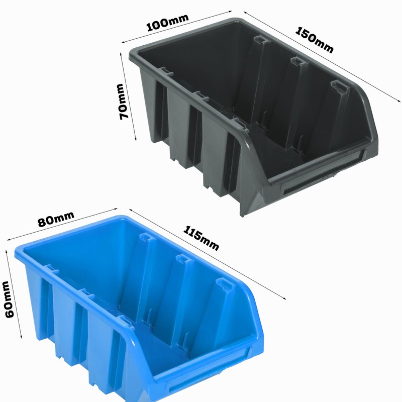 botle 68 Stacking Boxes Wall Shelf Plastic 154 x 78