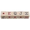 Spanish Poker Dice Set – 16mm 6-Sided Squared Corner Dice