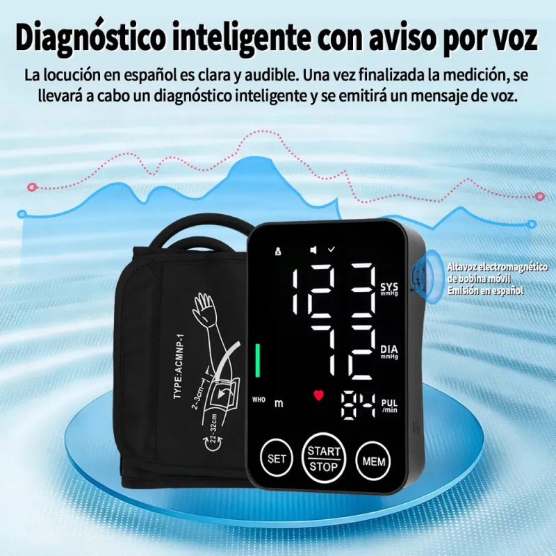 Tensiómetro Pulsovital Tensiómetro Digital Tensiómetro De Brazo Electrónico Negro