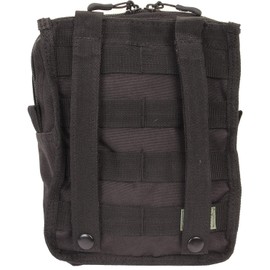 Mil-Tec Laser Cut Molle Belt Pouch - Large (Large, Black)