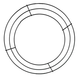 10-inch Plain Wire Wreath Form Wreath Making Small Wire Frame DIY Crafting Frame