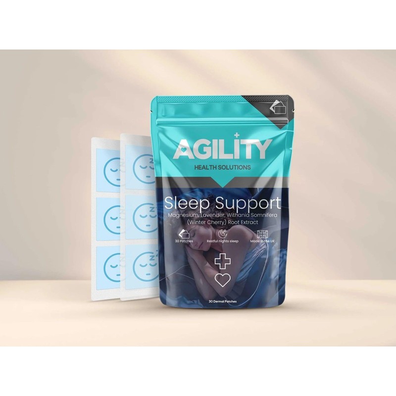 Agility Health 1 Month Sleep Support Patches. High Strength Lavender