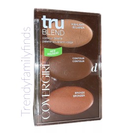 COVERGIRL TruBLEND Contour Palette, 0.28 Oz, Dark Highlight Contour Bronzer