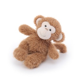 Apricot Lamb Vivid Monkey Plush Toys for Children, Soft Cute Cuddly Toy for Baby Girls and Boys, Fluffy Vivid Monkey Brown 23 cm