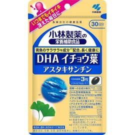 小林製薬 DHA イチョウ葉 アスタキサンチン 90粒×3個セット