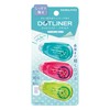 Kokuyo Ta-D920-06X3 Tape Glue, Dot Liner, Petite More, Single Use,