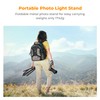 K&F Concept Light Stand for Photography, 9.1ft/2.8M Portable Extendable Photo
