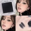 Black Matte Single Eyeshadow - High Pigment, Long-Lasting Eyeshadow Palette,