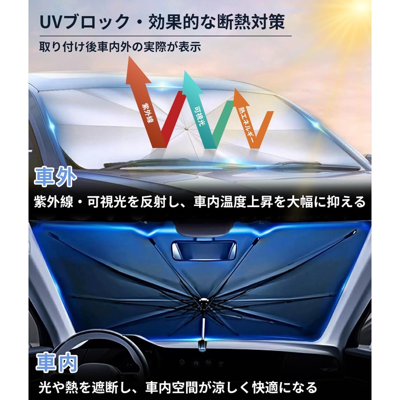 Aqua GR Sport Exclusive Car Sun Shade Umbrella for Car