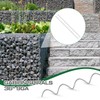 Yaocom 24 Pcs 39.4" x 2" Gabion Cages Spirals 9ga