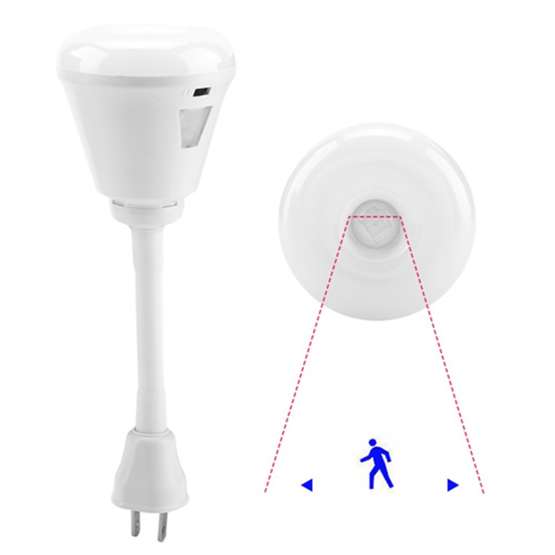 Human Body Sensor LED Lamp AC100-240V 6W Indoor Night Light