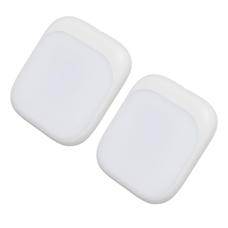 2pcs LED Sensing Night Light 2700K Soft White Plug in