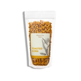 Albina City Nuts Toasted Corn – Tasty Snack with a Gentle Crunch Made from Non-GMO Ingredients Free of Sulfites, Gluten, Artificial Flavors, and Preservatives – 1lb