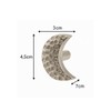 Melody Maison Silver Hammered Crescent Moon Drawer Knob