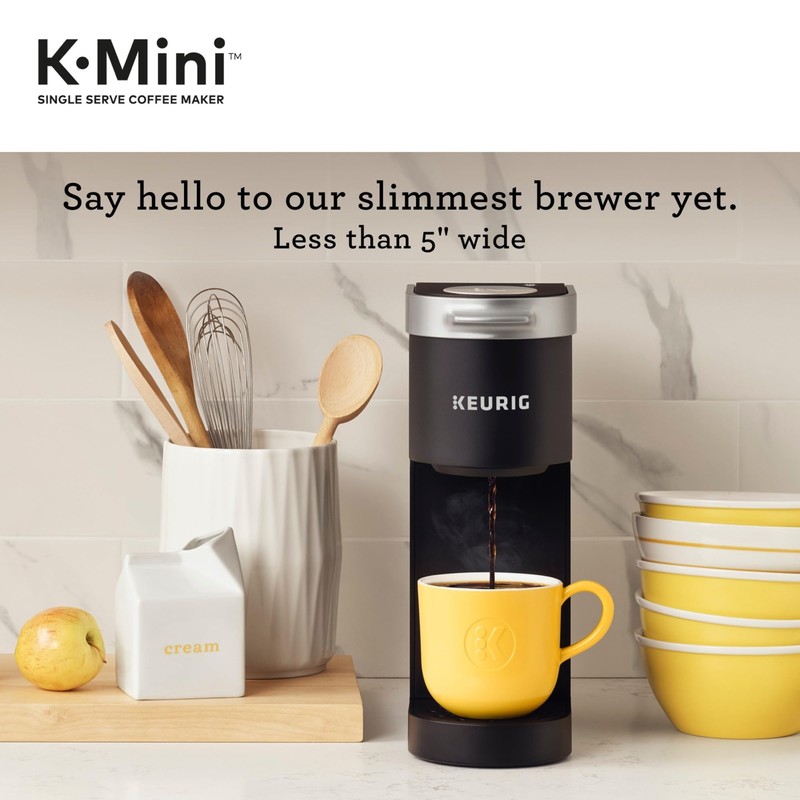Keurig K-Mini Single Serve K-Cup Pod Coffee Maker, 6 to