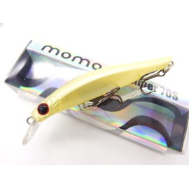 momolures - ULTIMA ARTIST SWIMMER 60mm 70mm 80mm 105mm Sinking Minnow for Bass, Seabass, Pike, Trout, Salmon lure fishing (70mm - PEARL WHITE)