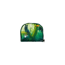 ergobag LED Zippies School Bag Accessory Front Pocket Motif Worlds Primary School, Jungle - Green, Rucksack