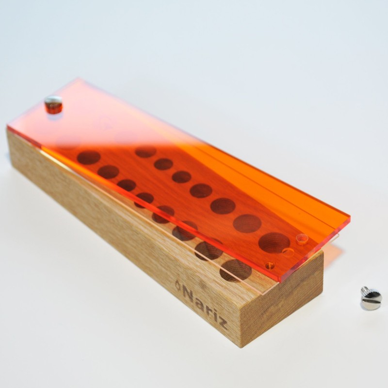 Nariz Baby Teeth Case with Acrylic Sheet for Dating, Orange