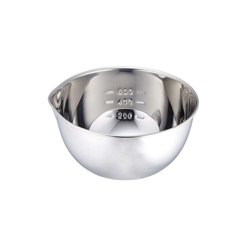 Endoshoji Stainless Steel Handless Single Mouth Ball with Graduation, Small