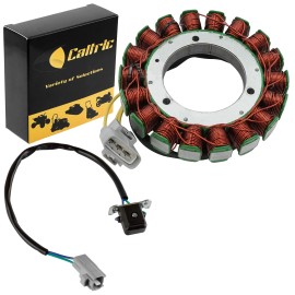 Caltric Stator w/ Pulse Pickup Coil for Kawasaki Mule 4010 KAF620 2009-2024 Pulsing Coil