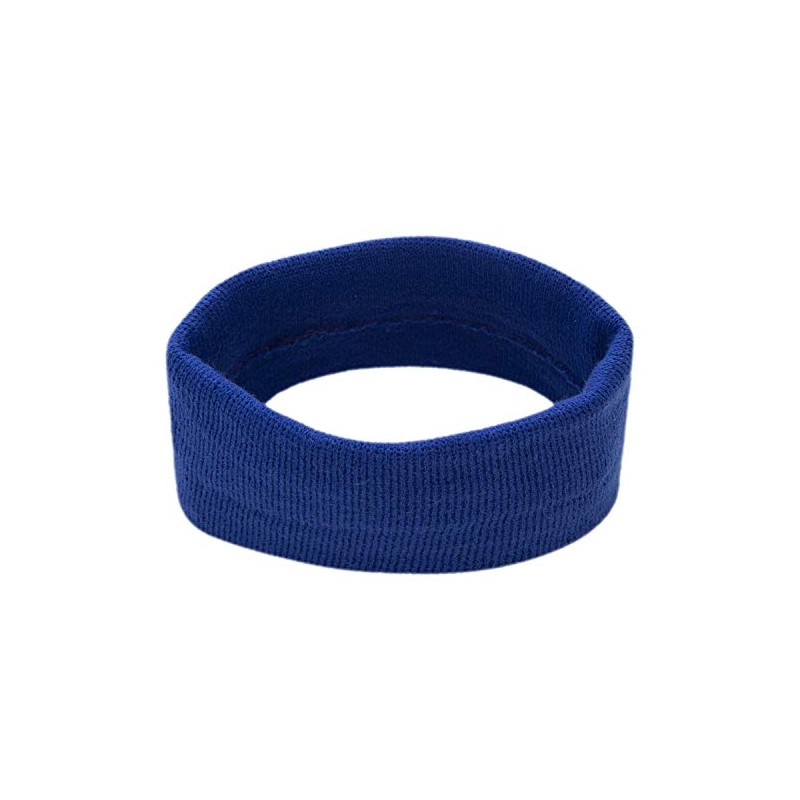 Bandana.com Royal Blue USA Made Stretch Headband - Dozen Packed