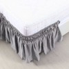 PiccoCasa Elasticated Bed Skirt Ruffled Bed Base Wrap Around Bed