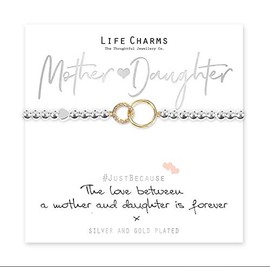 Life Charms The Love Between A Mother And Daughter Is Forever Bracelet