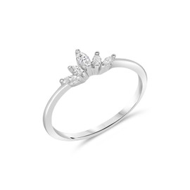 Elegant Moissanite Wedding and Engagement Ring Set, Dainty Rings for Women, Sterling Silver Eternity Band, Non-Tarnish Fashion Jewelry, Unique Anniversary and Bridal Promise Rings for Her (5)