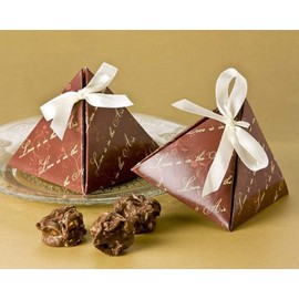 Artisano Designs "Love is in The Air Pyramid Favor Box, 24-Pack