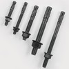 Wensilon 10Pcs 1/4x3 Inch Standard Fasteners for Heavy-Duty Black Wedge