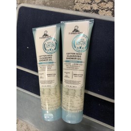THE GRANDPA SOAP CO Cotton Seed Cleansing Shower Oil 2 Pack - 100% Vegan