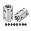 sourcing map 2 Pieces 8 mm to 8 mm Bore