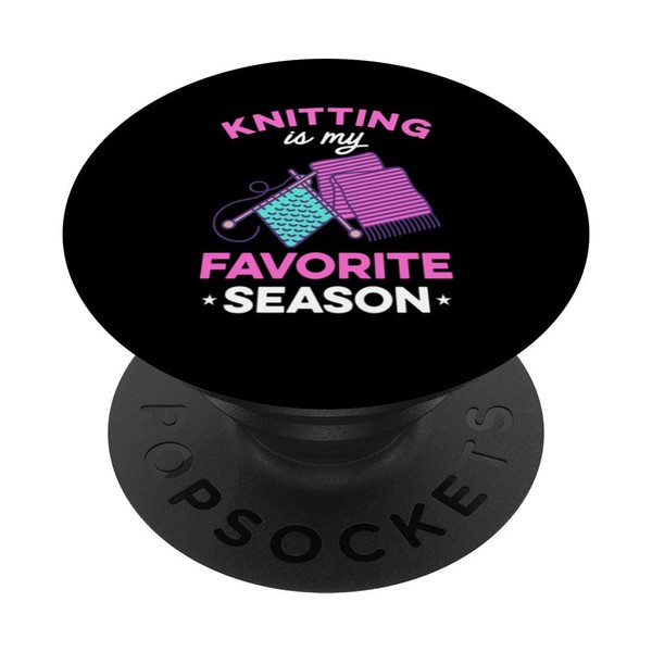Stricken ist meine Lieblingsjahreszeit Nähen Stricken Häkeln PopSockets mit austauschbarem