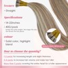 Eliysako Itip hair extensions human hair I tip #60/7 Chocolate