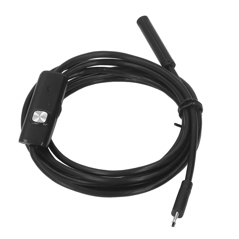 USB Industrial Endoscope with 6 LED Lights 7mm Probe Pipe