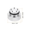 sourcing map Golf Weight Screw Wrench Tool Aluminum Alloy 5