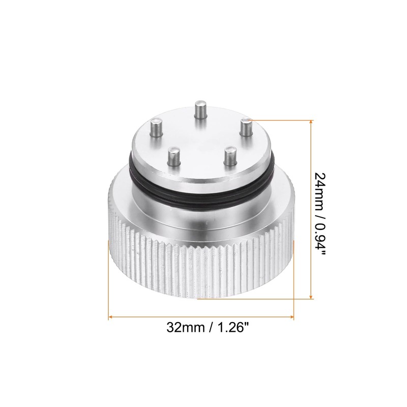 sourcing map Golf Weight Screw Wrench Tool Aluminum Alloy 5
