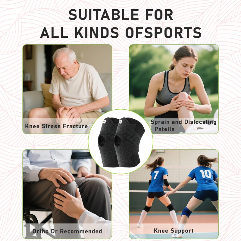 Yochaqute Knee Brace for Meniscus Tear: Compression Knee Support with