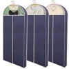 60" Garment Bags for Hanging Clothes (3-Pack). Perfect for wardrobe