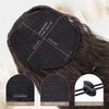 PORSMEER Ponytail Hairpiece Long 76 cm with Drawstring Wavy Curls