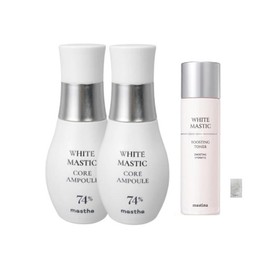[매스티나] 시즌4 화이트 매스틱 코어 앰플 30ml 2개 + 화이트 매스틱  부스팅 토너 1개 + 앰플 샘플 (50396365) [Mastina] Season 4 White Mastic Core Ampoule 30ml x 2 + White Mastic Boosting Toner x 1 + Ampoule Sample