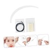 Mikinona Set Acrylic Eyebrow Shape Ruler Precision Face Beauty Tools