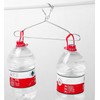 16.5” Wire Hanger 4mm Lockable Hangers 20Pack Stainless Steel Slim