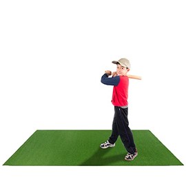 All Turf Mats® Batting Cage Turf Baseball/Softball Batting Swing Hitting Practice Mat Swing Aid (4'x6')