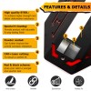 DYSO Steel Racing Shift Shifter Gate Plate Panel For Polaris