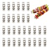 MIUPOO Barbecue Skewer Clamps,Barbecue Buckle,Baking Fixing Clip,Kabob Skewers with Push