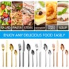 Silverware Set for 4 24-Piece Stainless Steel Flatware Cutlery Set