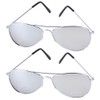 The Dreidel Company Aviator Mirror Lens Sunglasses, Great Costume Accessory,